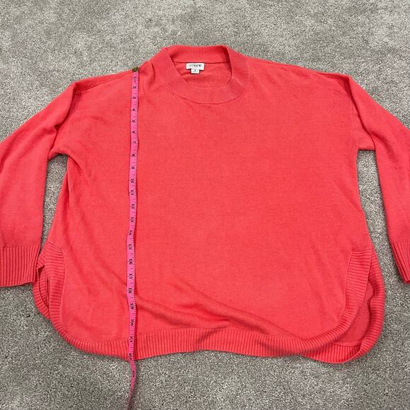 J Crew Women's Pink Crewneck Linen Sweater Size Small - Picture 7 of 8